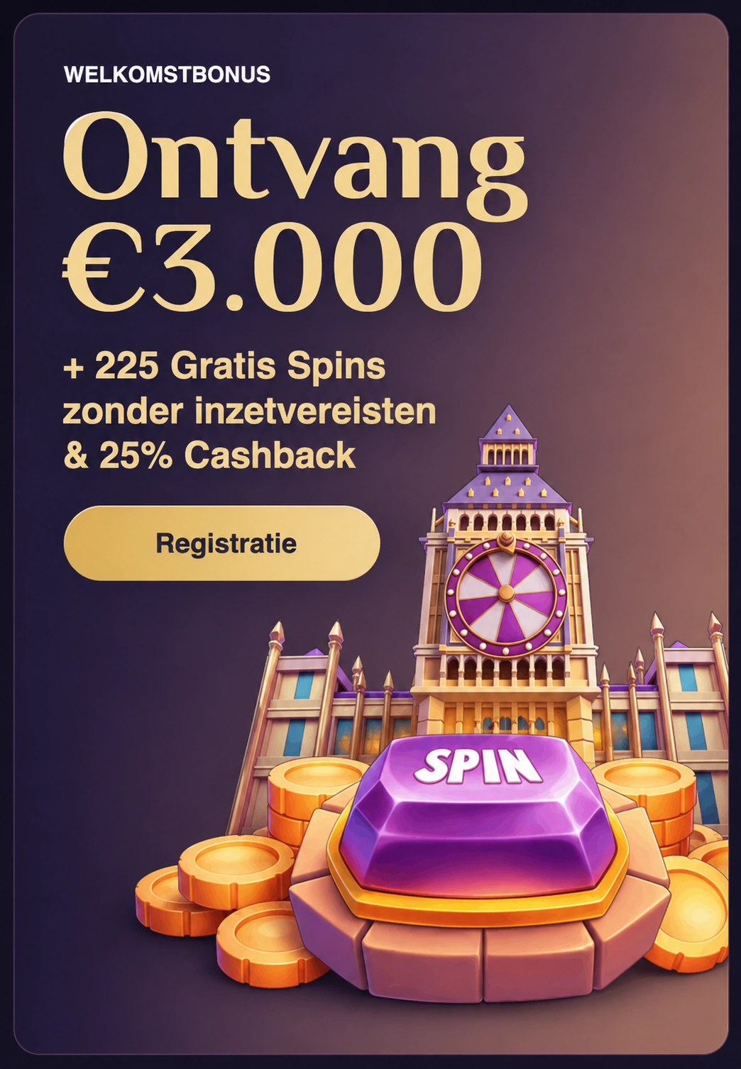 Spinchester Casino affiliate landingspagina-voorbeeld